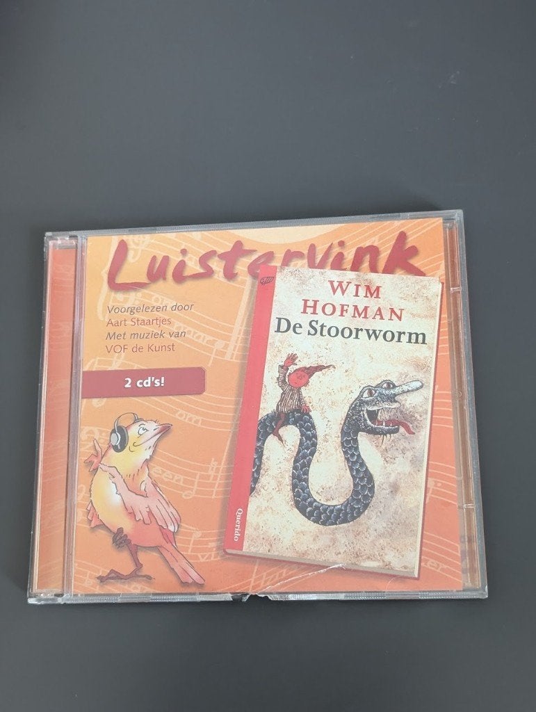 luisterboek 2 cd's De Stoorworm, Gelezen, Fictie algemeen, Wim Hofman, Ophalen of Verzenden