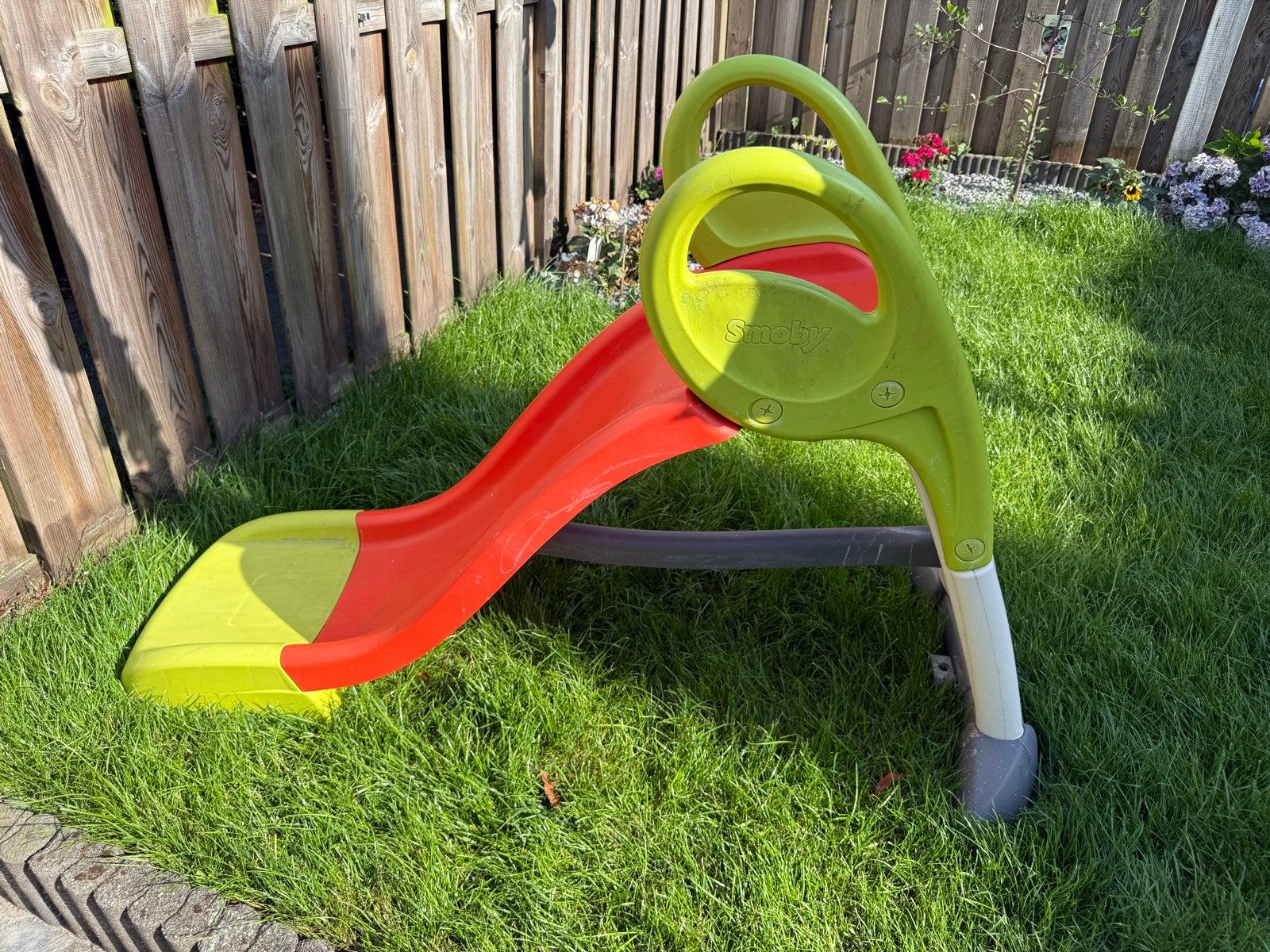 Smoby glijbaan voor kinderen - rood/groen, Ophalen, Gebruikt