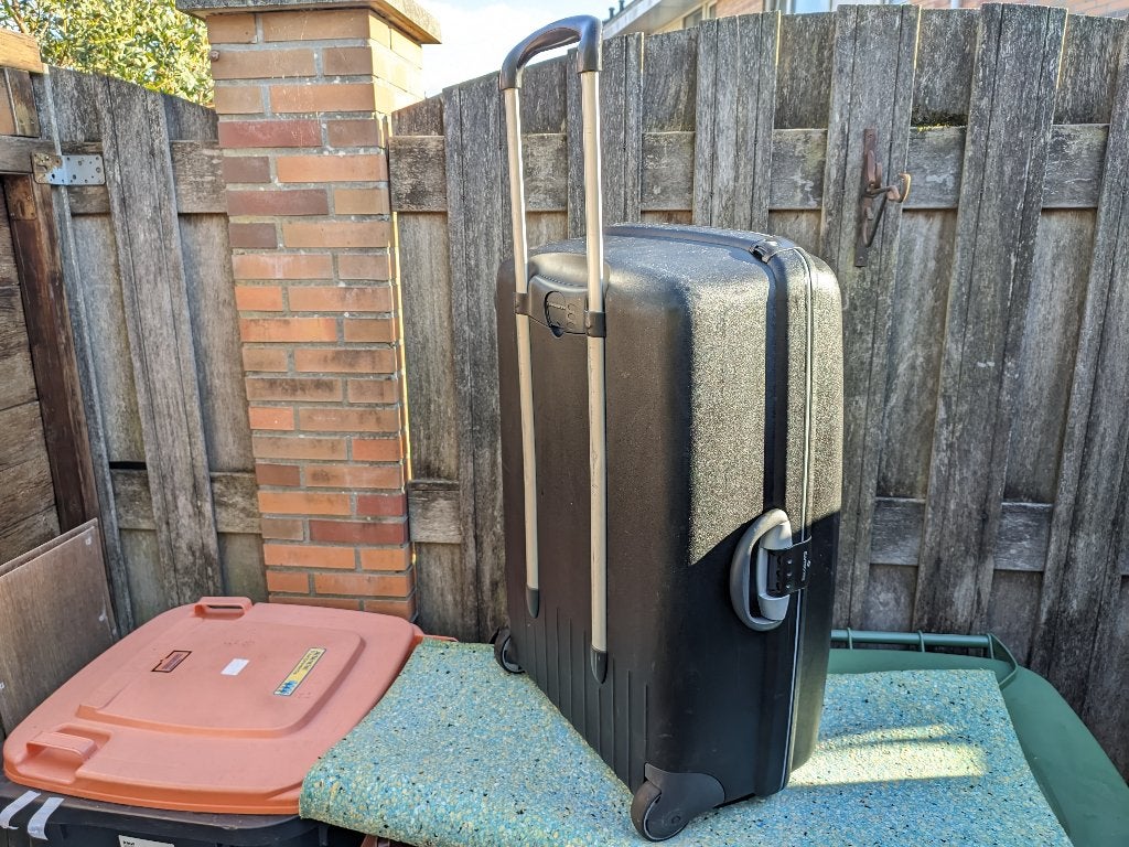 Samsonite koffer 2 wielen, Gebruikt, Hard kunststof, 45 tot 55 cm, Ophalen of Verzenden