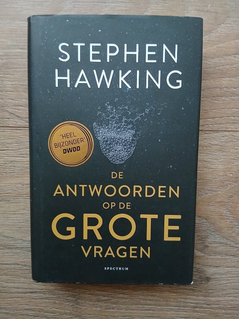 De antwoorden op de grote vragen door Stephen Hawking (hc), Ophalen of Verzenden, Gelezen, Natuurwetenschap