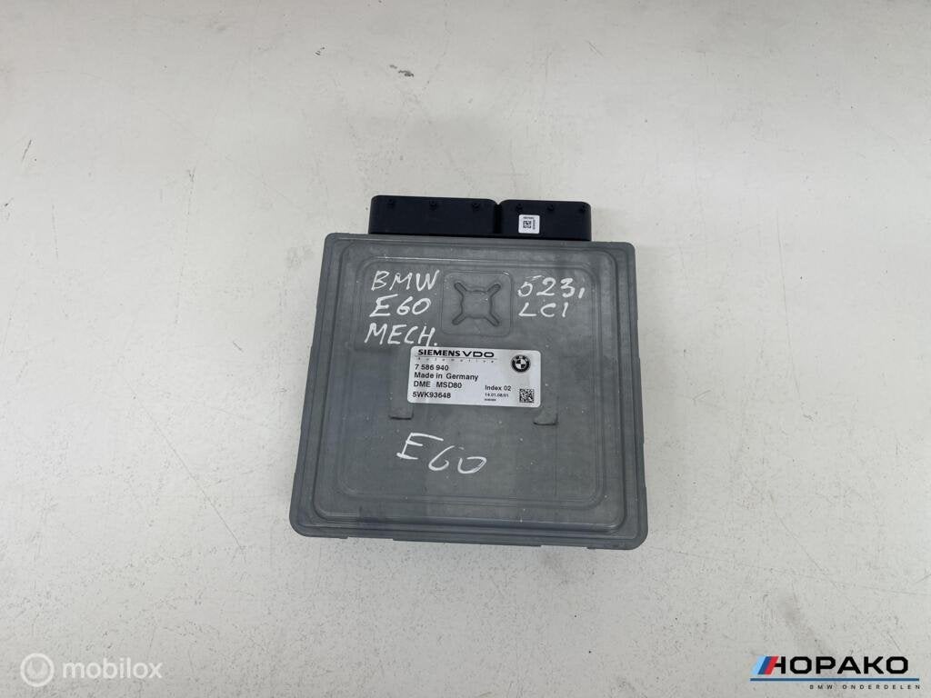 ECU / Motorcomputer BMW | MSD80 | 7586940, Auto-onderdelen, Elektronica en Kabels, Gebruikt, Einsteinlaan 5, rijswijk, Bmw, Ophalen of Verzenden