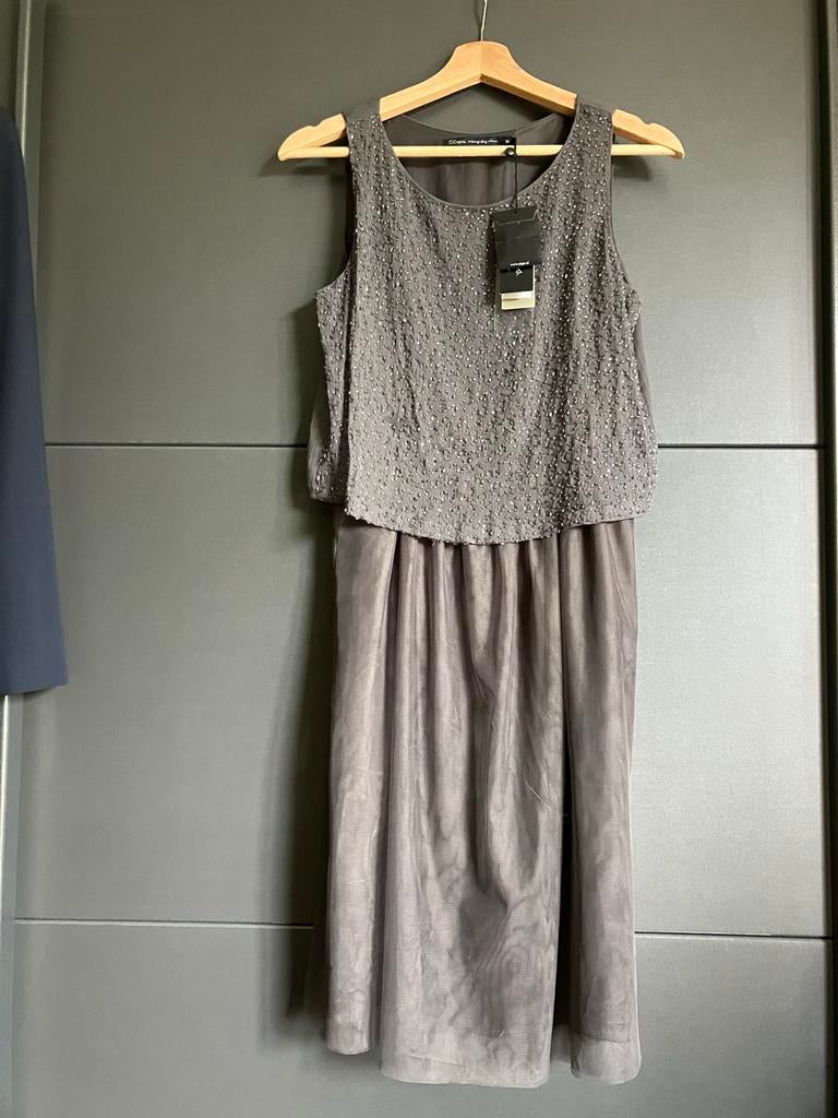 Steps Aruna Dress Maat 36 Nieuw met kaartjes, Kleding | Dames, Nieuw, Ophalen of Verzenden, Maat 36 (S), Grijs