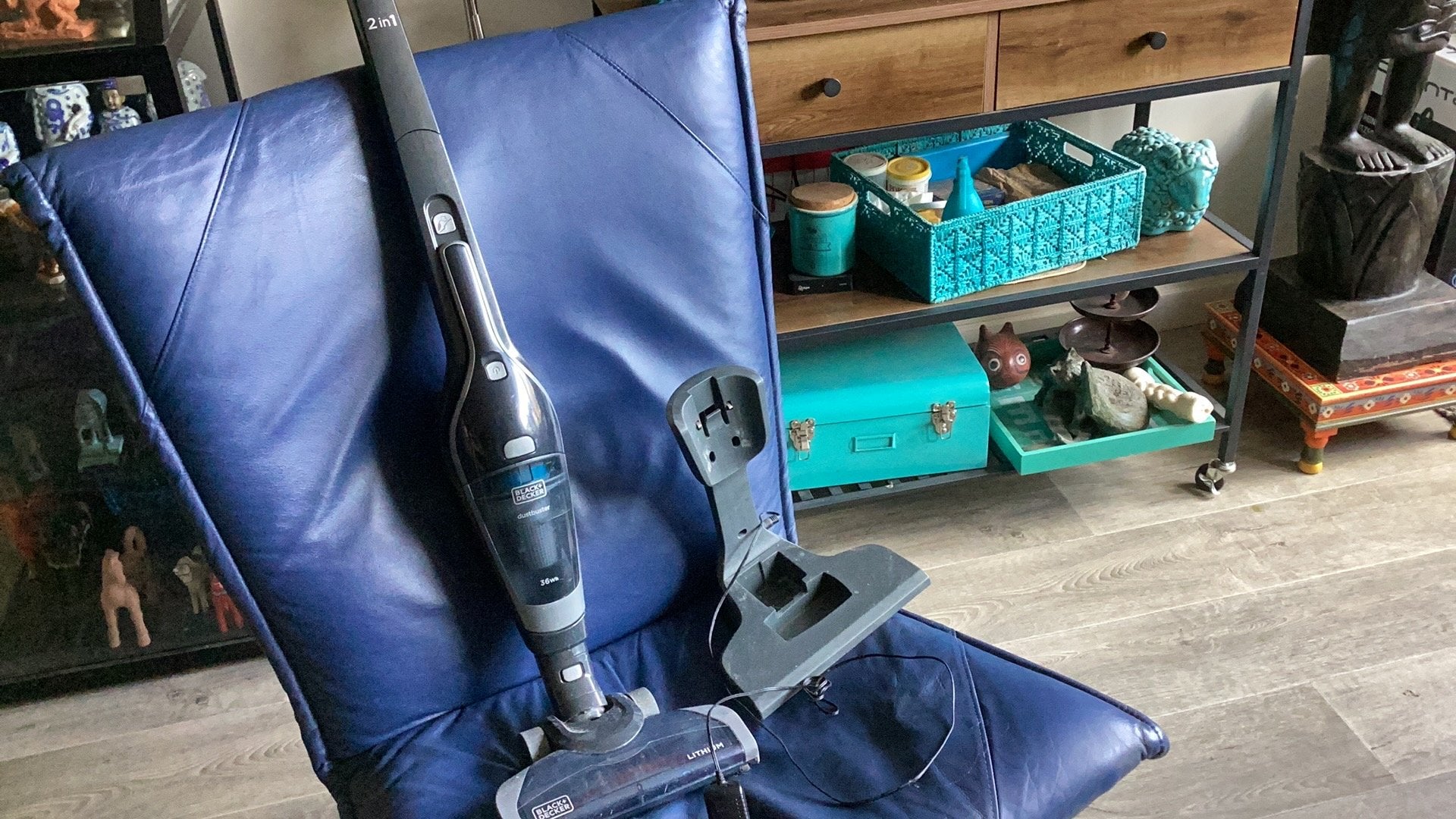 Steelstofzuiger/ kruimeldief Black+Decker, Ophalen, Gebruikt, Geschikt voor harde vloeren, Kruimeldief