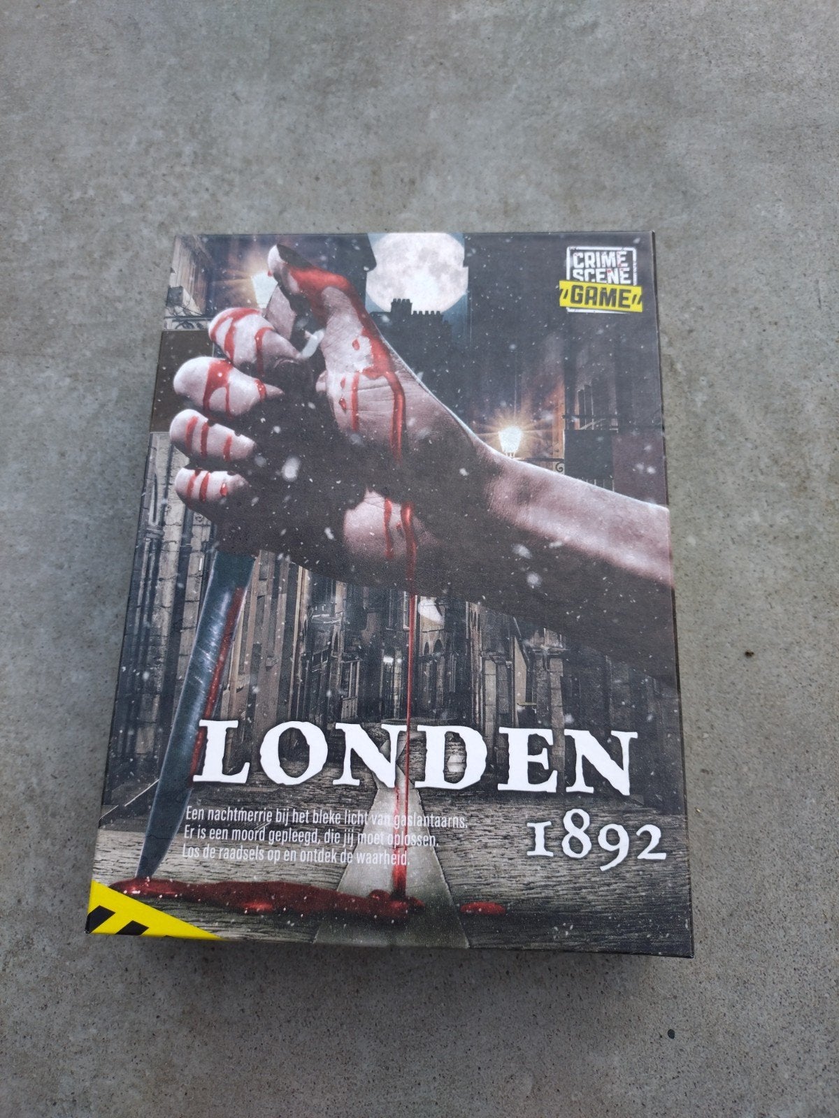 Crime Scene Game: Londen 1892 - Mysterieus Bordspel, Een of twee spelers, Ophalen of Verzenden, Zo goed als nieuw, Tactic Games