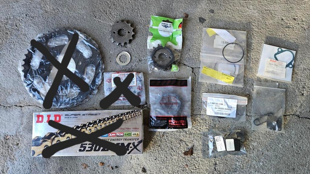 Te koop: diverse onderdelen voor Bandit 1200 en andere, Ophalen, Nieuw