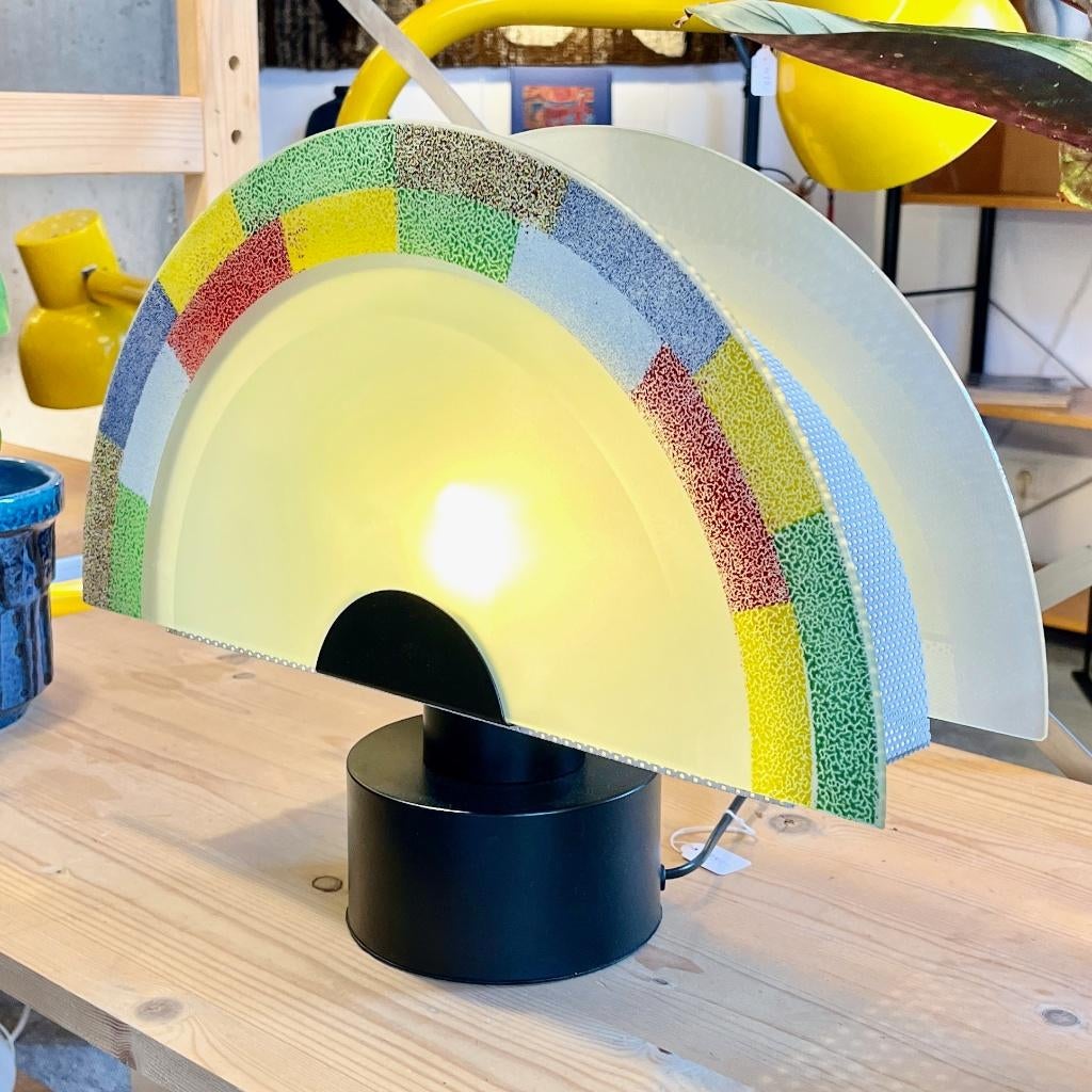 tafellamp Zonca Memphis Murano glas Italië 80s, -, -, Ophalen of Verzenden, Zo goed als nieuw
