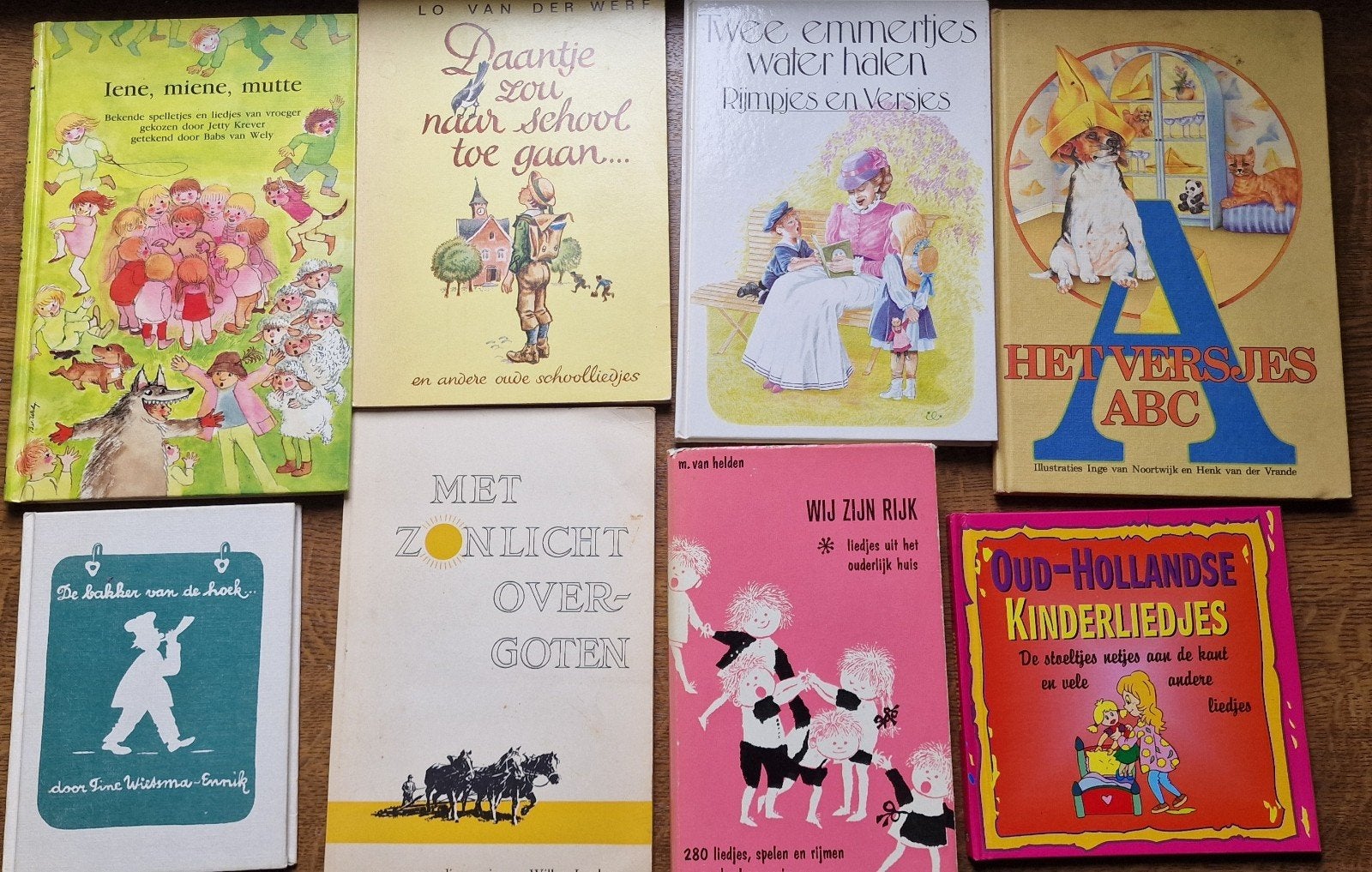 Vintage Kinderboeken Collectie: Liedjes, Versjes en Verhalen, Ophalen of Verzenden, Gelezen, Diverse auteurs, 2 tot 3 jaar