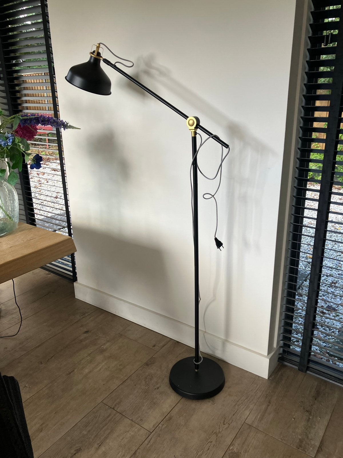 Ikea Ranarp vloerlamp, Huis en Inrichting, Ophalen, E27 (groot), Zo goed als nieuw, Metaal