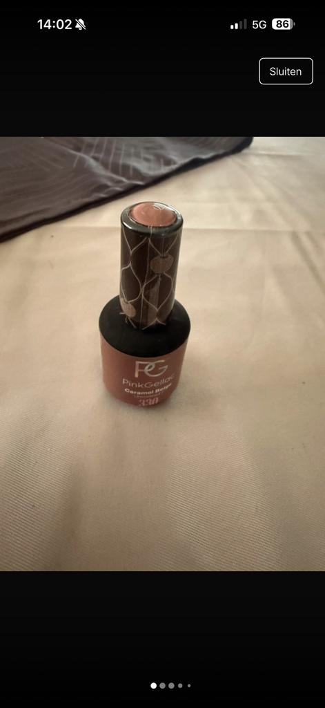 pink gellac set, Ophalen of Verzenden, Zo goed als nieuw, Handen en Nagels