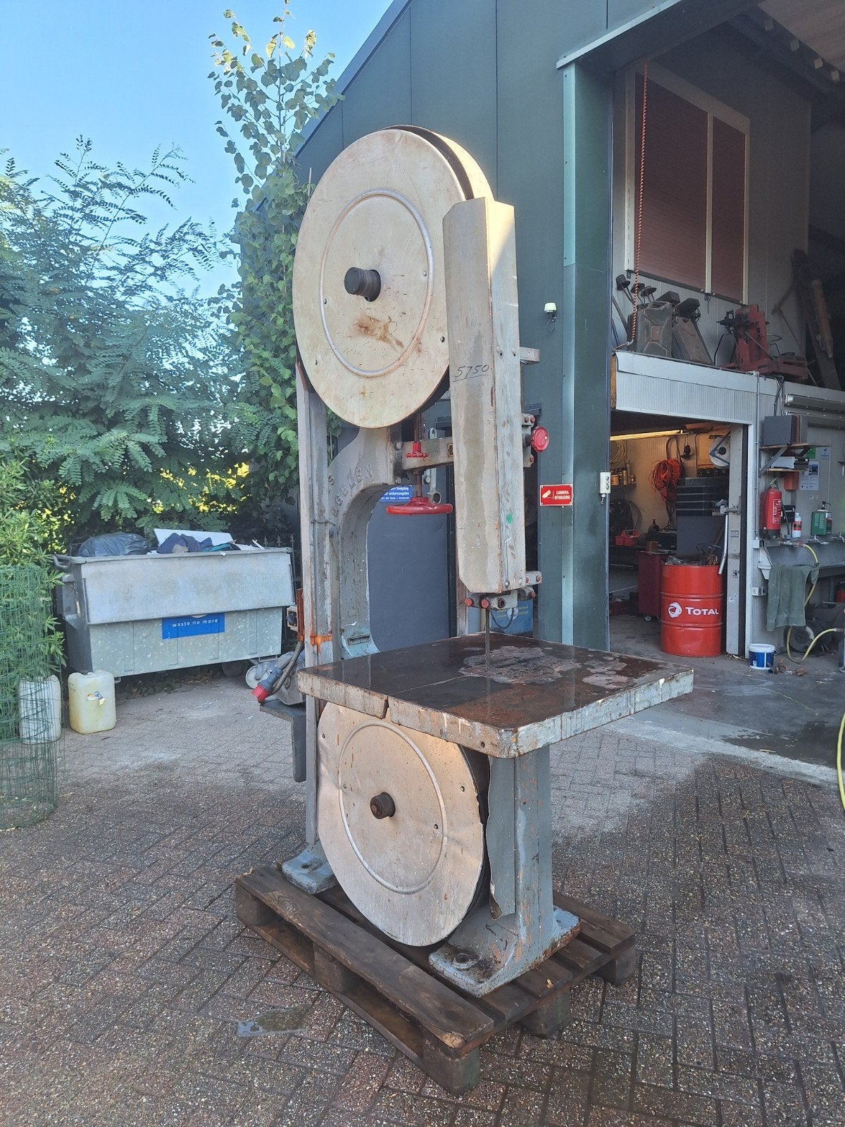 lintzaag, Doe-het-zelf en Verbouw, Ophalen, Gebruikt, 70 mm of meer, 600 tot 1200 watt