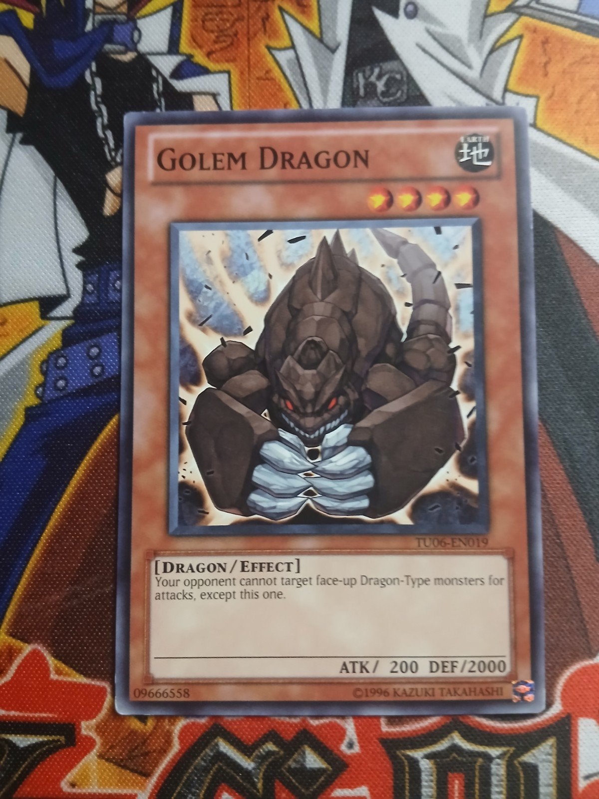 Golem Dragon - TU06 Turbo Pack Promo - Yu-Gi-Oh, Hobby en Vrije tijd, Ophalen of Verzenden, Zo goed als nieuw