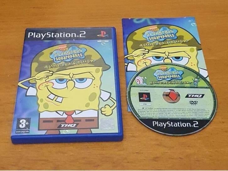 PS2 | SpongeBob SquarePants Battle for Bikini Bottom, Avontuur en Actie, Gebruikt, 1 speler, Ophalen of Verzenden