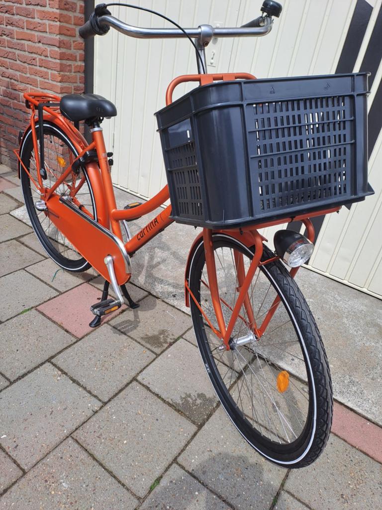 Damesfiets Cortina U4 28 inch., Fietsen en Brommers, Fietsen | Dames | Damesfietsen, Terugtraprem, Versnellingen, Zo goed als nieuw