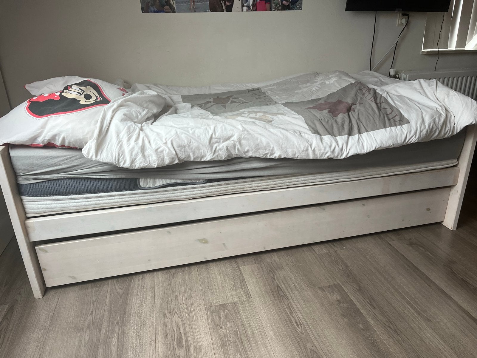 Lifetime Eenpersoonsbed met lade, Huis en Inrichting, Ophalen, Gebruikt, 90 cm, Eenpersoons