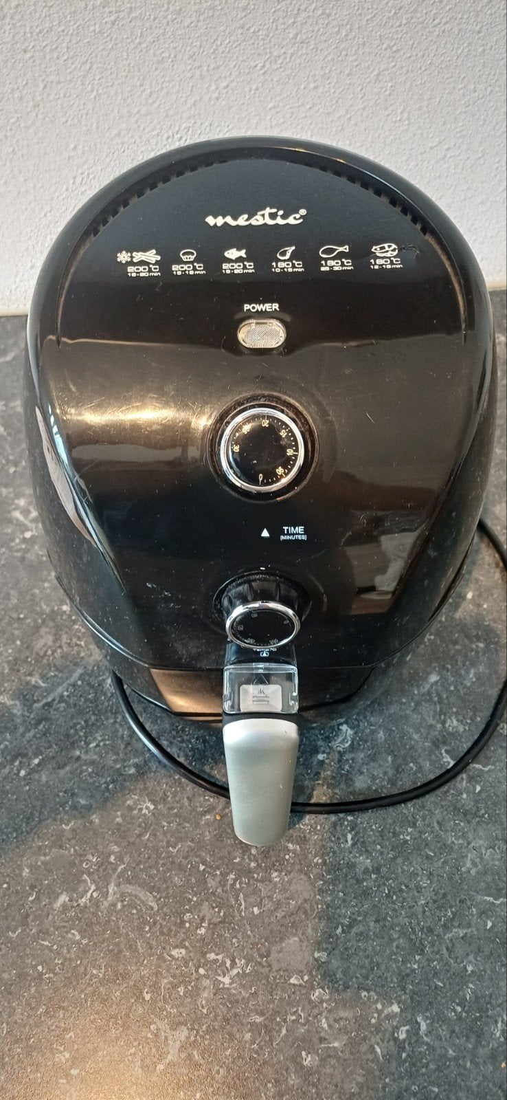 Mestic Airfryer 900W - Ideaal voor op de camping, Ophalen of Verzenden, Zo goed als nieuw, Airfryer