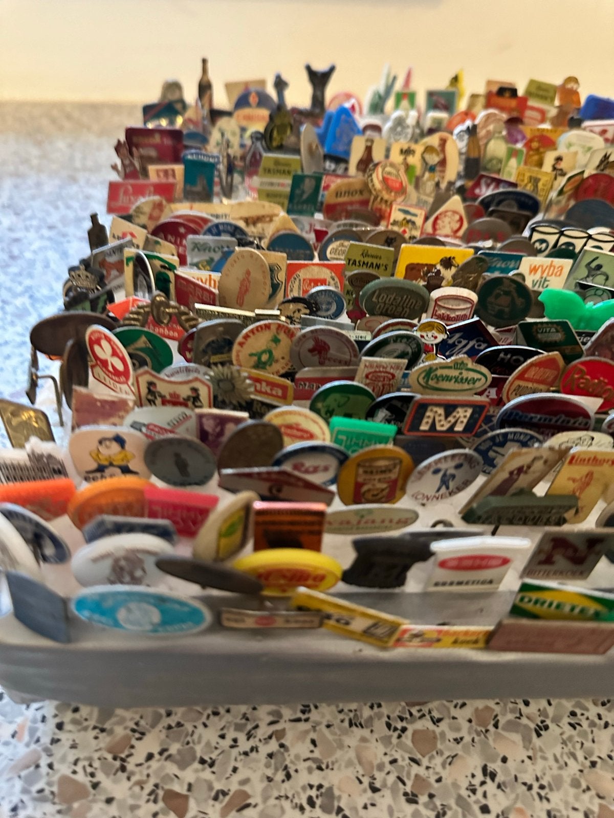 Grote collectie vintage speldjes / pins - gratis, Ophalen, Gebruikt