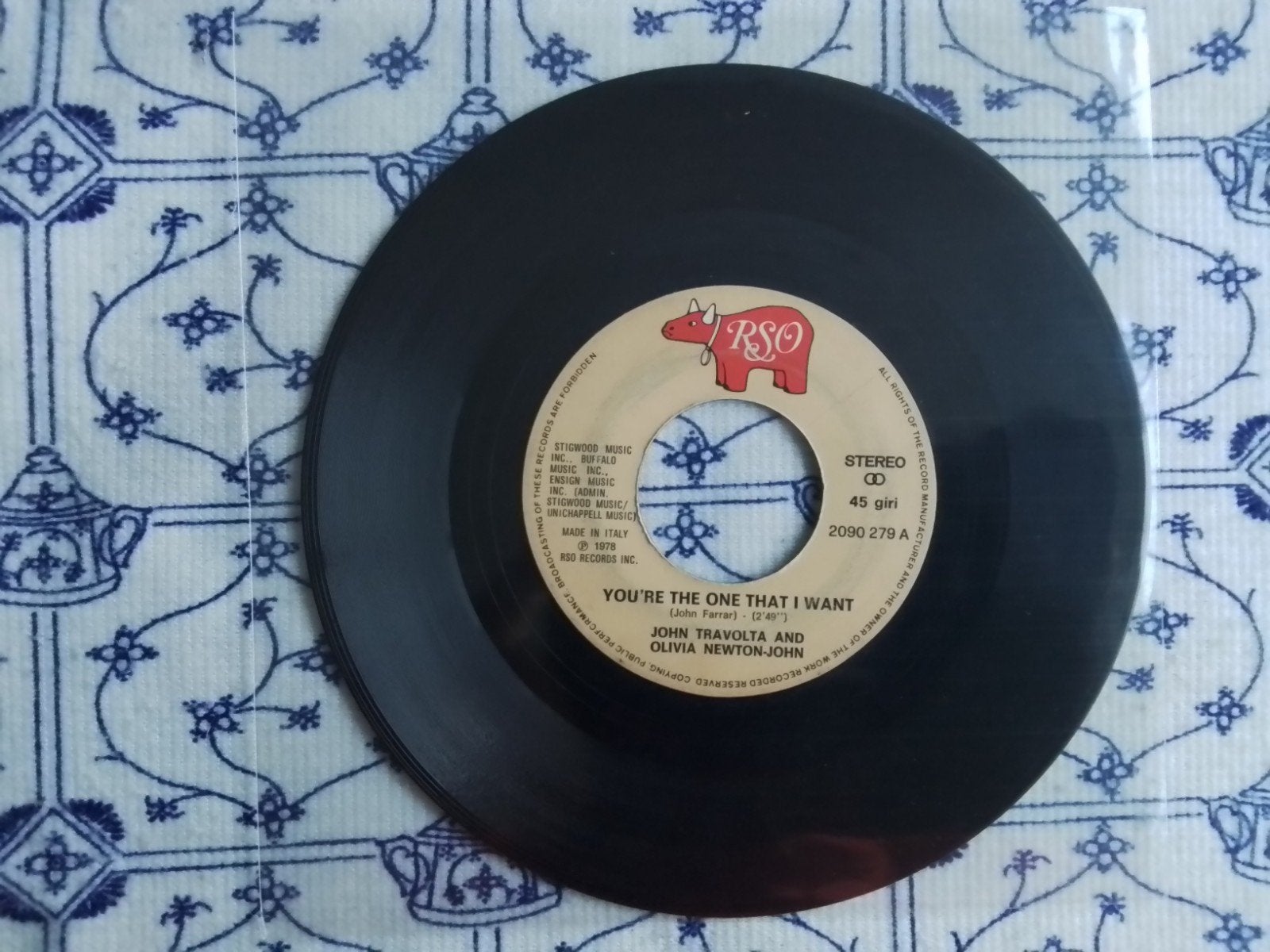 John travolta & Olivia newton John     You're the one that.., Ophalen of Verzenden, Gebruikt, 7 inch, Pop