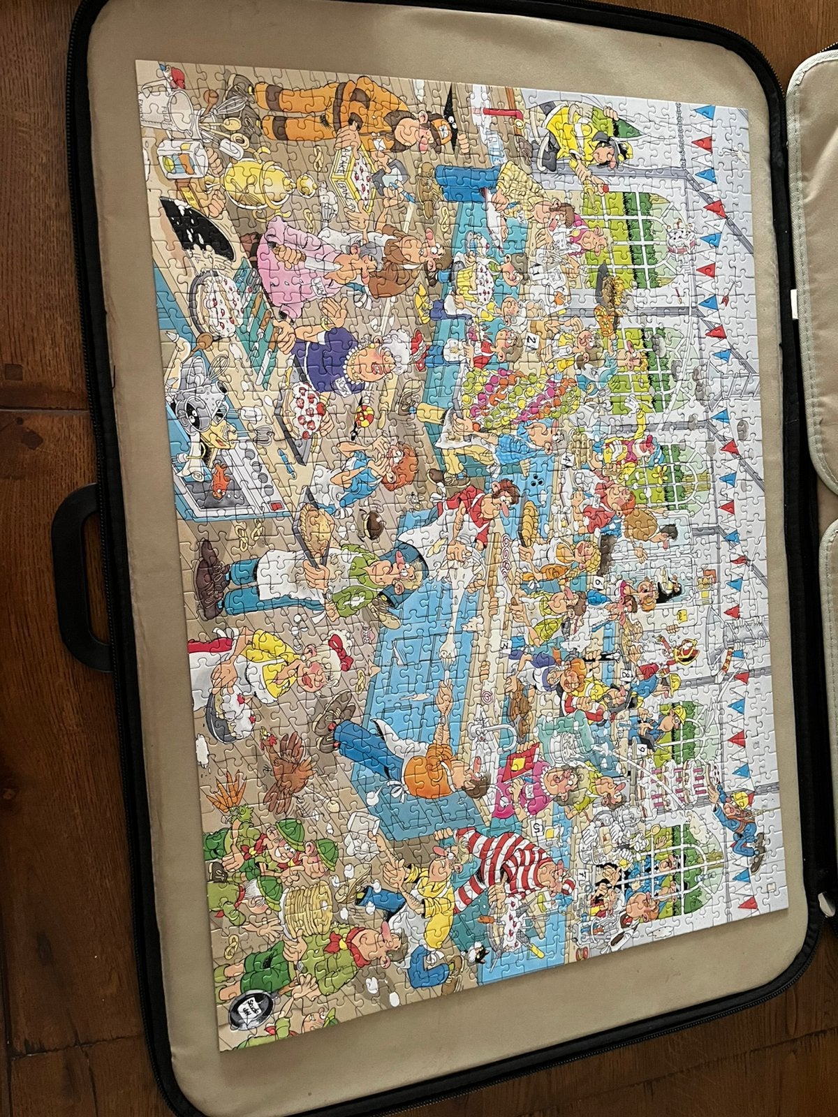 Jan van Haasteren puzzel 2x1000 stukjes, Ophalen, 500 t/m 1500 stukjes, Zo goed als nieuw