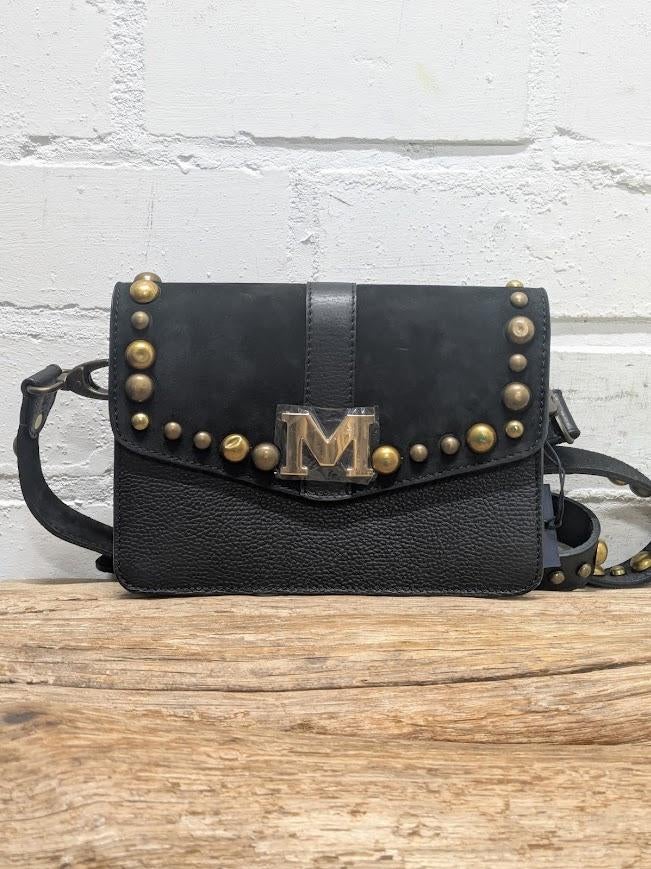 Maison Scotch - Leren crossbody tas - Nieuwstaat, Schoudertasje, Zwart, Nieuw, Ophalen of Verzenden