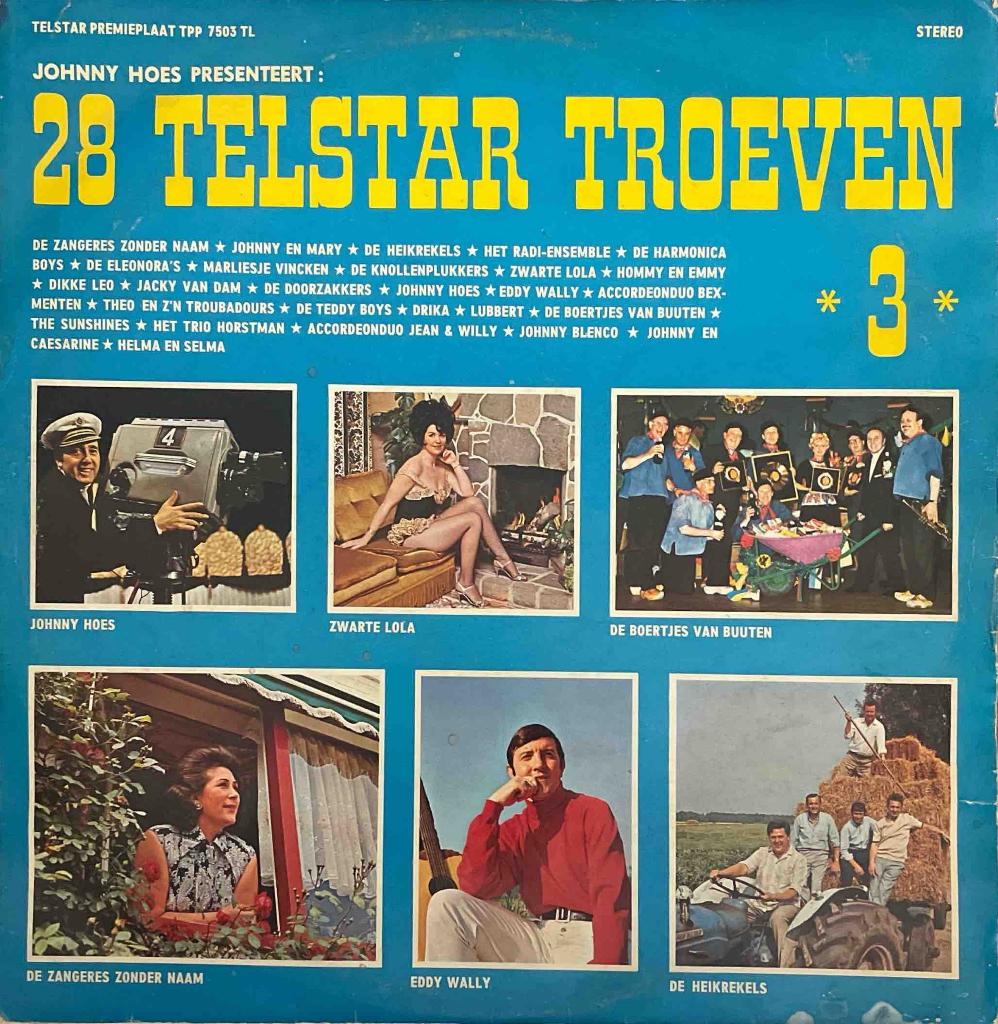 28 Telstar Troeven *3* - Various Artists, Gebruikt, Ophalen of Verzenden, Levenslied of Smartlap, 12 inch