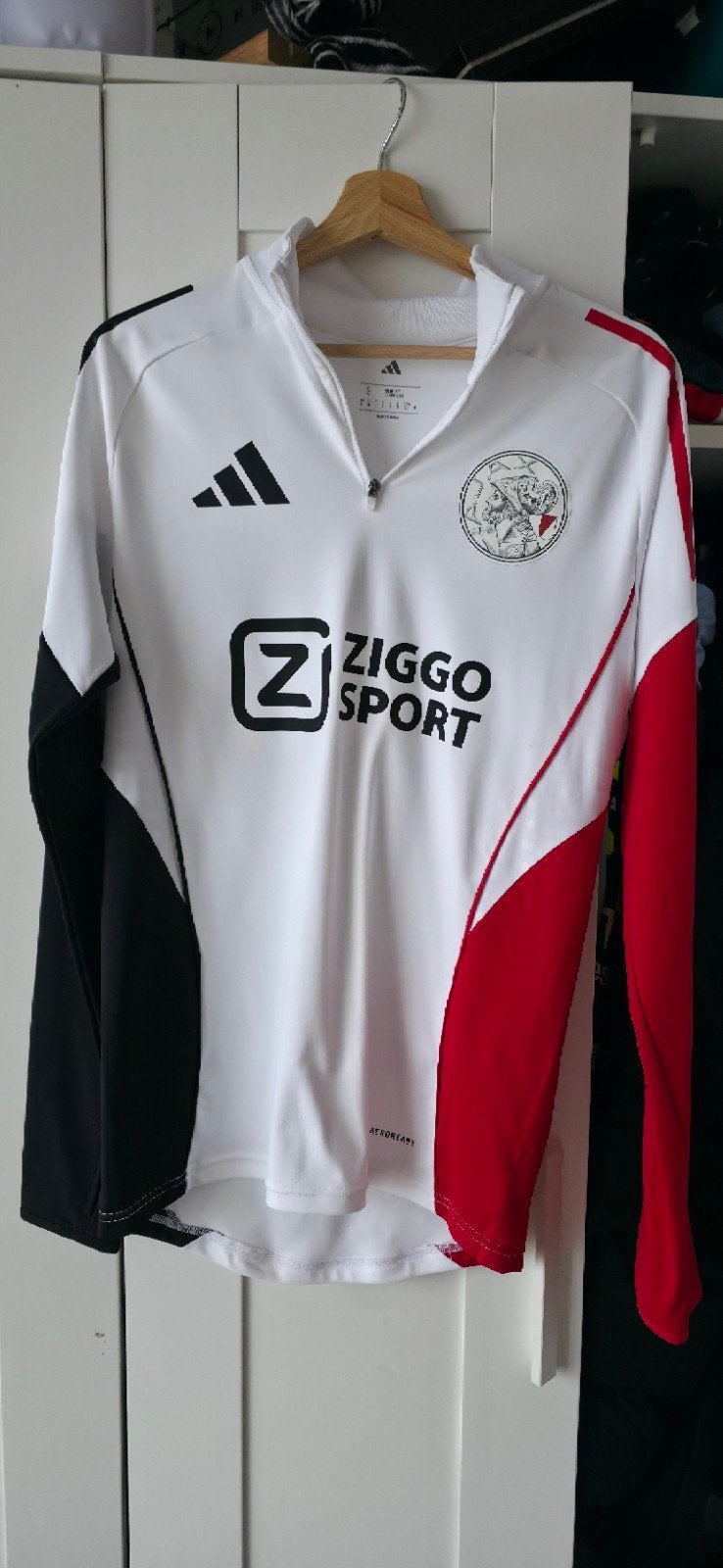 Ajax trui maat S, Wit, Ophalen of Verzenden, Adidas, Voetbal
