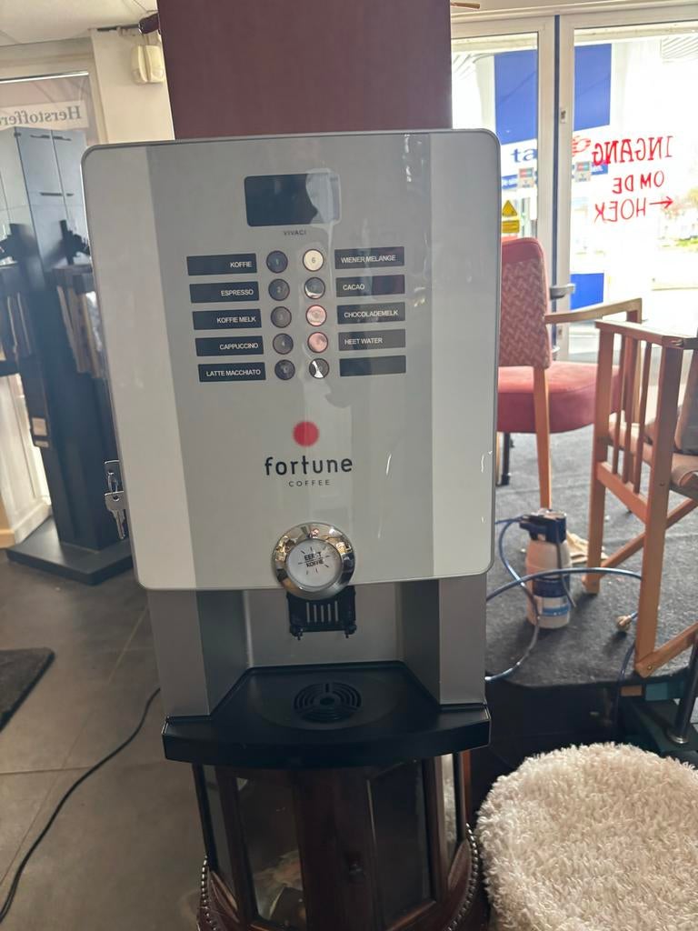 Fortune Coffee VIVACI Koffiemachine - Diverse Dranken, Witgoed en Apparatuur, Gebruikt, 10 kopjes of meer, Koffiemachine, Gemalen koffie