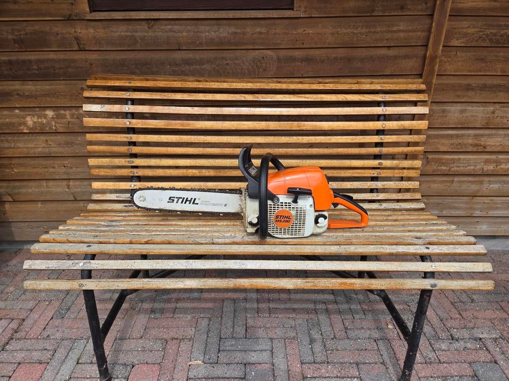 2x Stihl kettingzaag, Ophalen of Verzenden, Gebruikt, Husqvarna, 90 tot 120 cm
