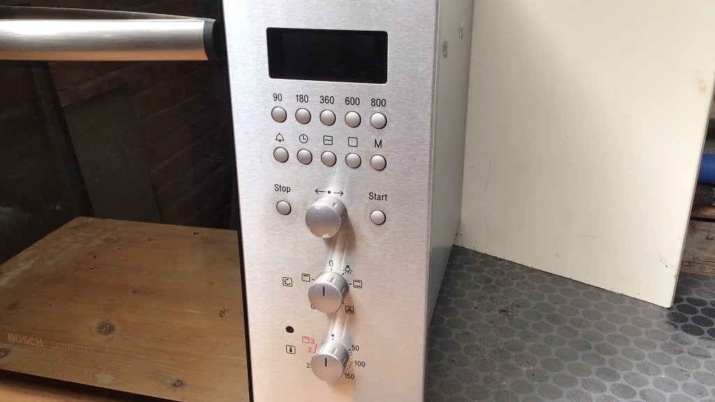 Bosch Combimagnetron inbouw, Witgoed en Apparatuur, Magnetrons, Ophalen, Gebruikt, Inbouw, Combimagnetron
