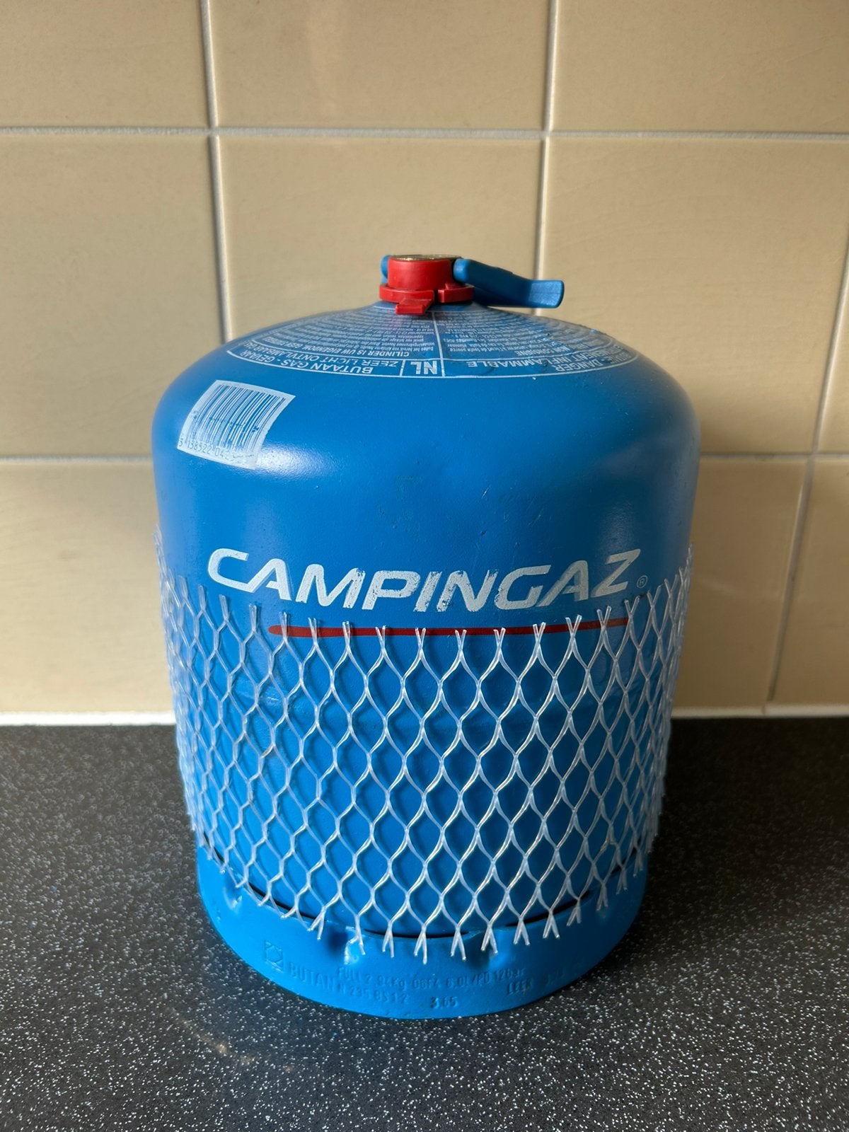 Campingaz 907 gasfles, nieuw, vol en verzegeld, Ophalen of Verzenden, Nieuw