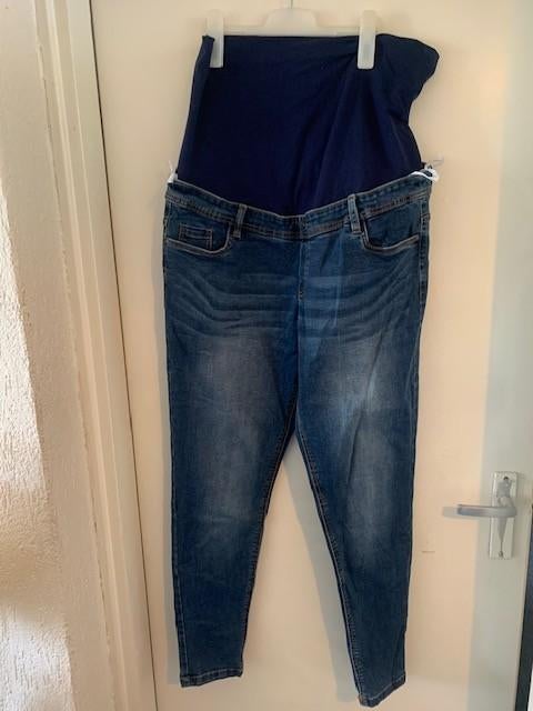 Blauwe zwangerschapsbroek van de Zeeman. Maat XL, Blauw, Zeeman, Maat 46/48 (XL) of groter, Ophalen of Verzenden