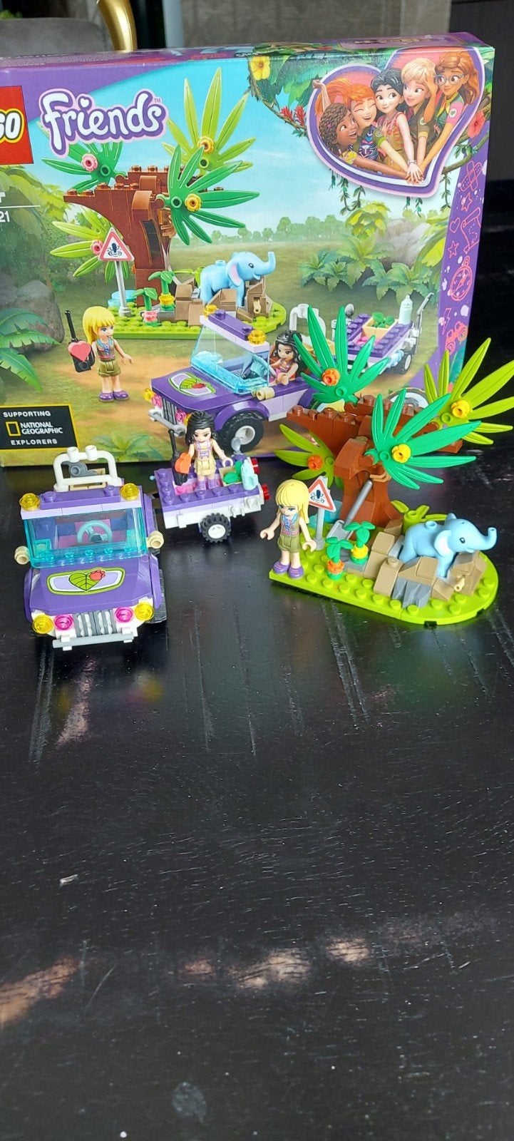 Lego Friends 41421 Reddingsbasis olifant, Friends, Ophalen of Verzenden, Zo goed als nieuw, Complete set