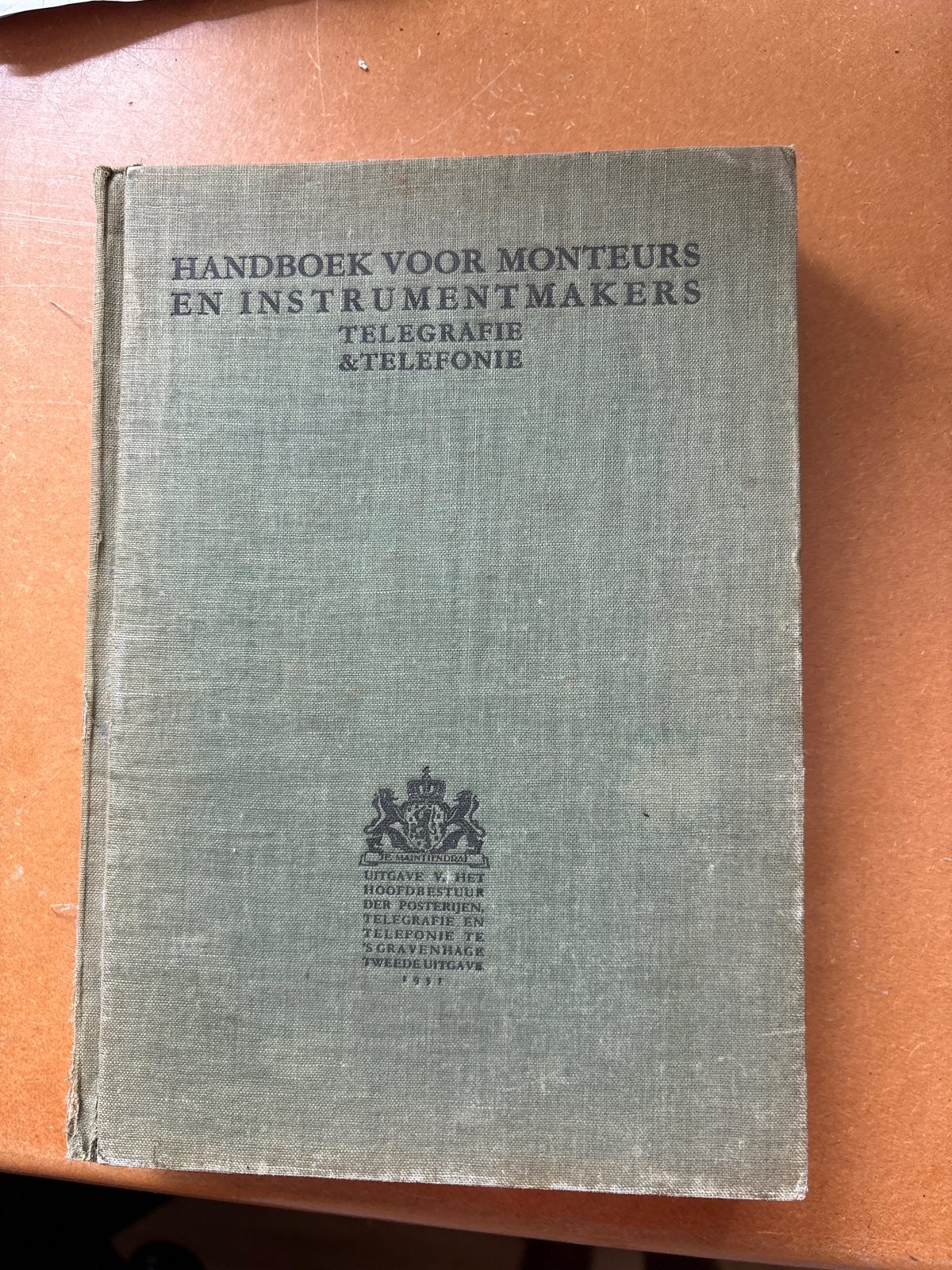 Handboek Monteurs & Instrumentmakers Telegrafie & Telefonie, Boeken, Ophalen of Verzenden, Gelezen, Elektrotechniek