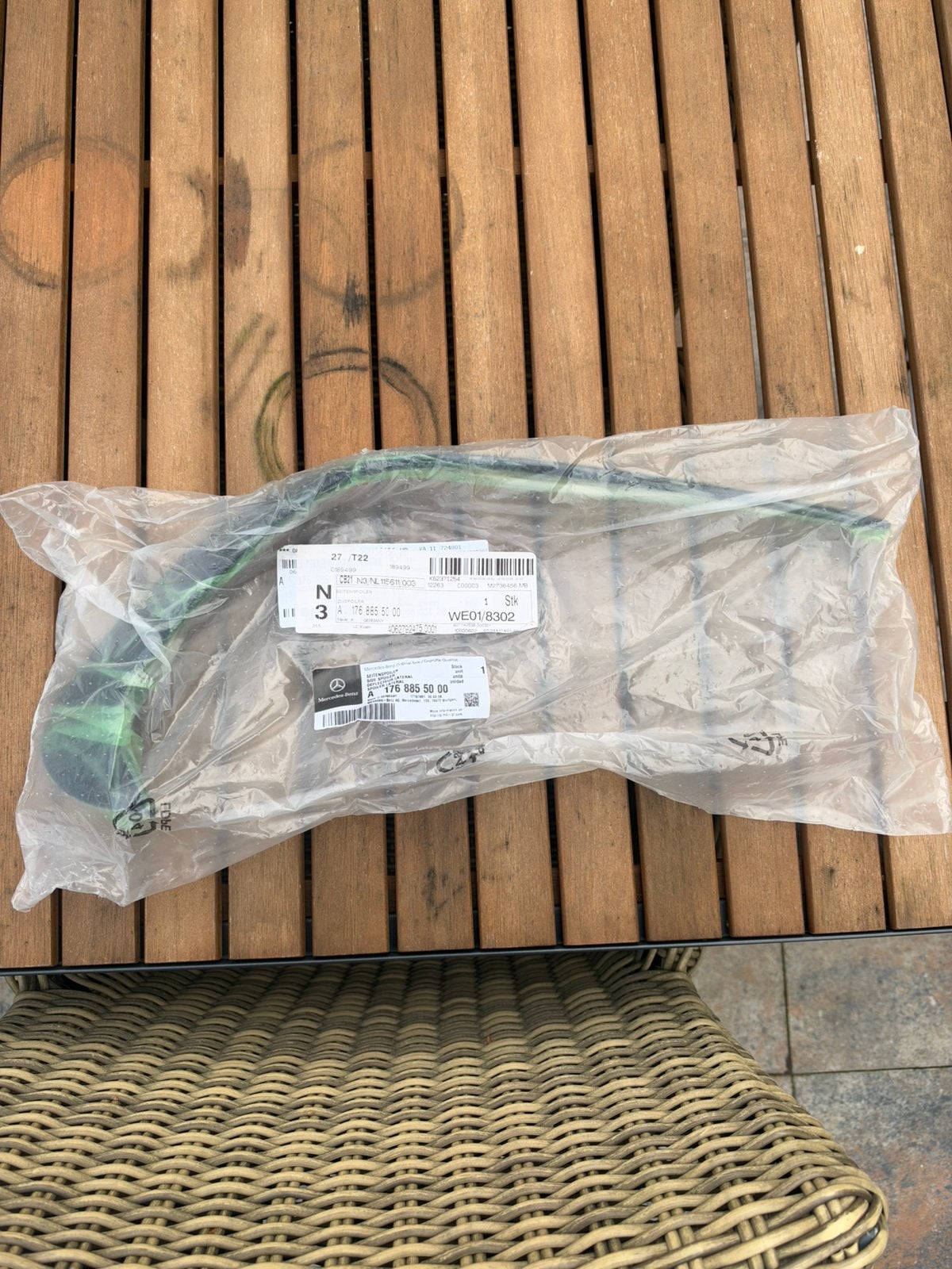 Nieuwe originele mercedes a45 amg sierlijst rechts, Ophalen of Verzenden