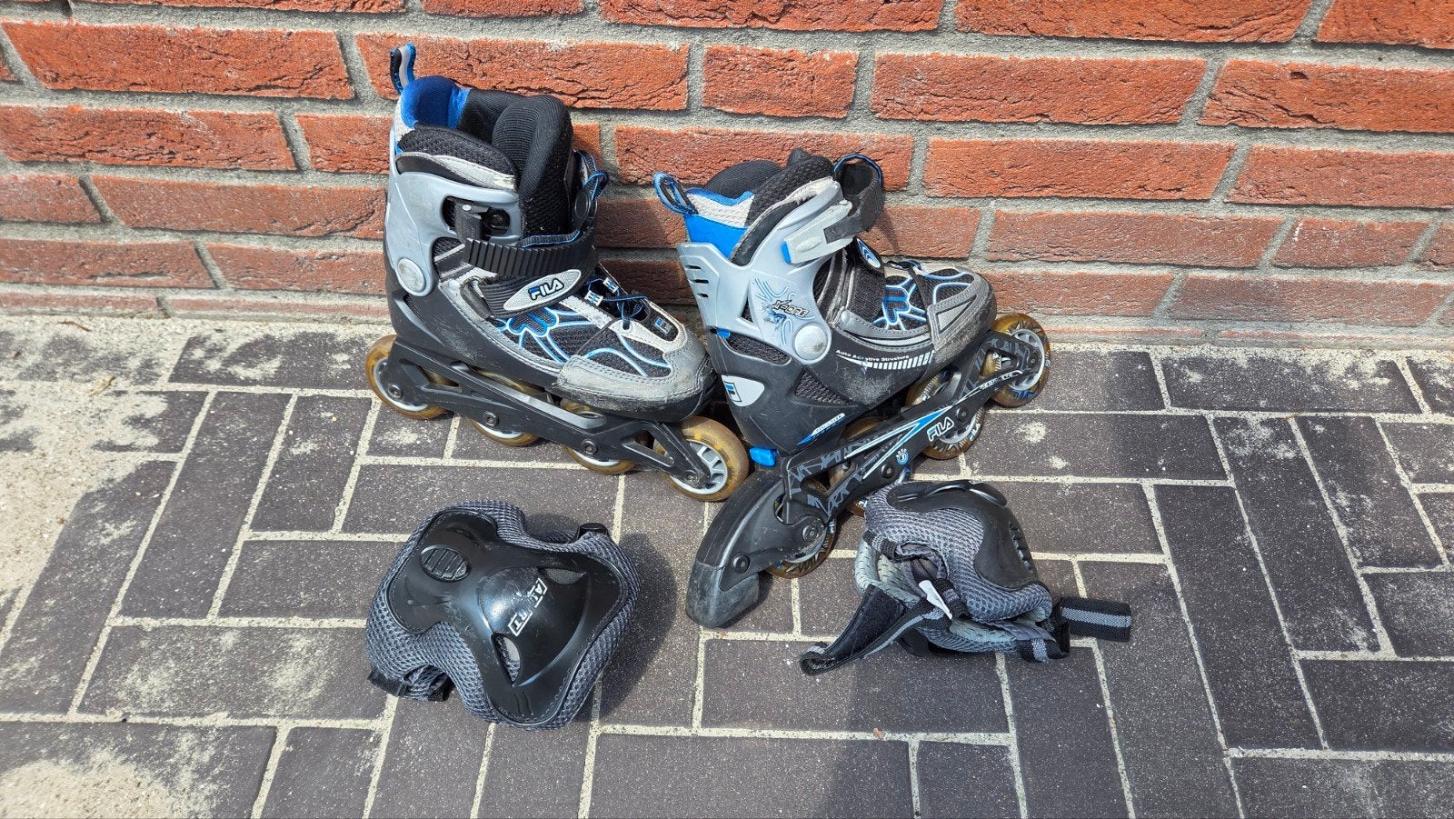 Fila Skeelers Kindermaat 32 - 35 met bescherming, Kinderen, Inline skates 4 wielen, Ophalen, Overige merken