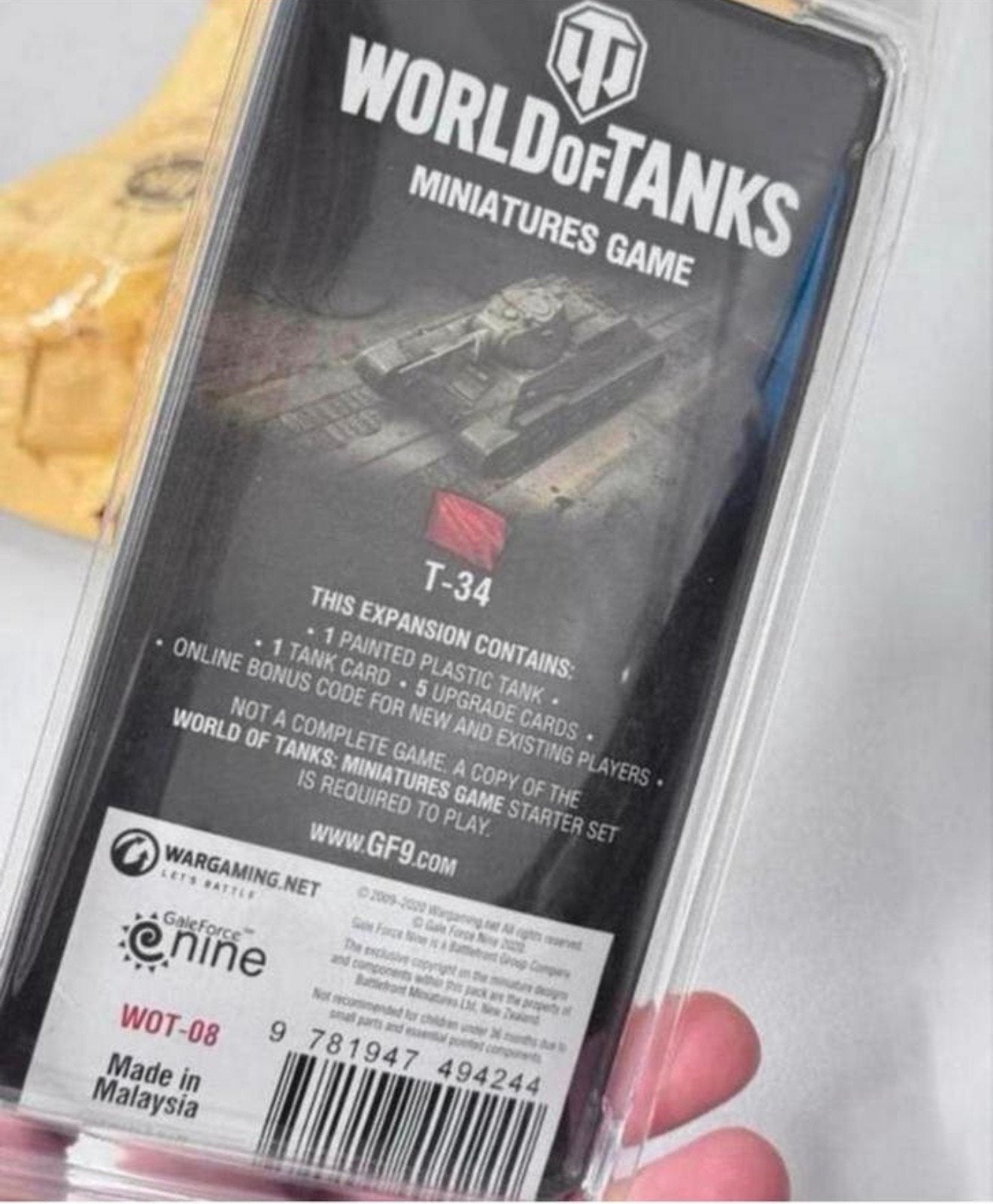 GF9 World of Tanks Soviet - T-34 Expansion Box SW T34 nieuw, Nieuw, Ophalen of Verzenden, H, H