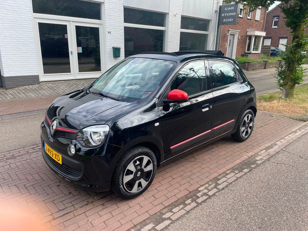 Renault Twingo 1.0 SCe Expression , Cabrio Top, Airco, Mooi, Auto's, Gebruikt, Zwart, 4 stoelen, Zwart