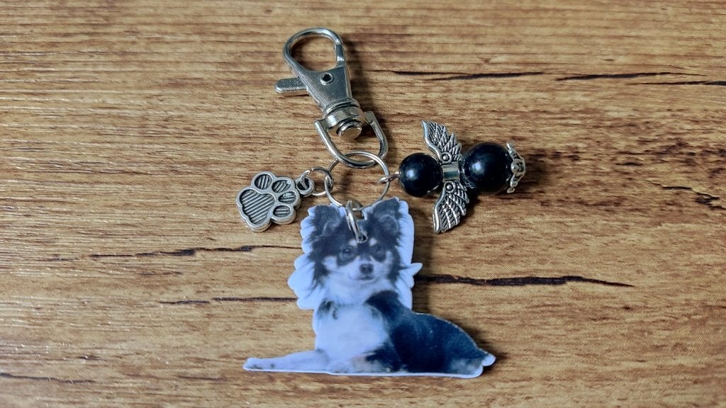 Keychain Tashanger Chihuahua L met beschermengeltje, Verzenden, Nieuw