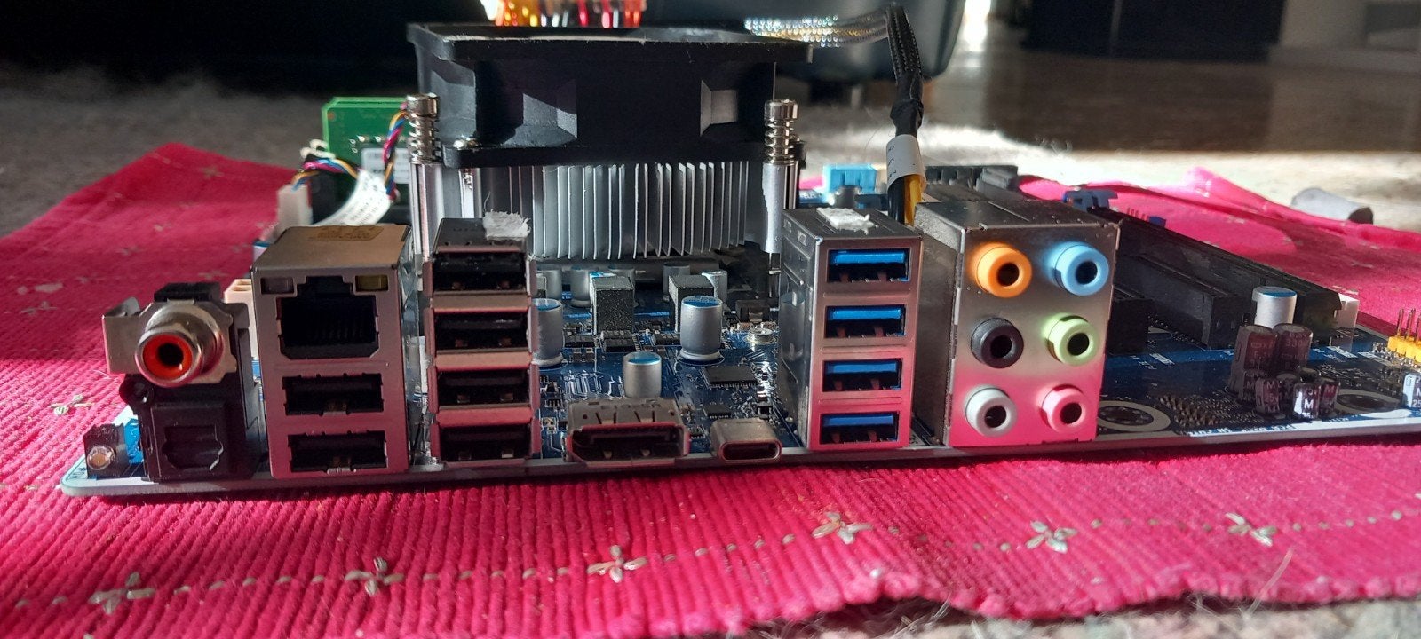 Z270 moederbord met cpu en ram, Ophalen, Gebruikt, LGA1151, DDR4