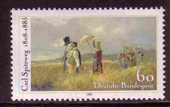 BRD 1985 1258 Carl von Spitzweg, Postfris, Ophalen of Verzenden, BRD, Postfris