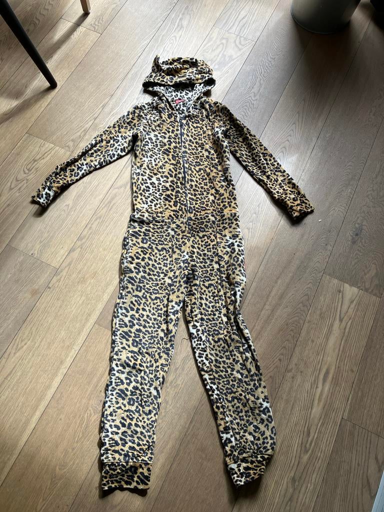 Claessens onesie luipaardprint maat 152, Ophalen of Verzenden, Gebruikt, Jongen of Meisje, Nacht- of Onderkleding
