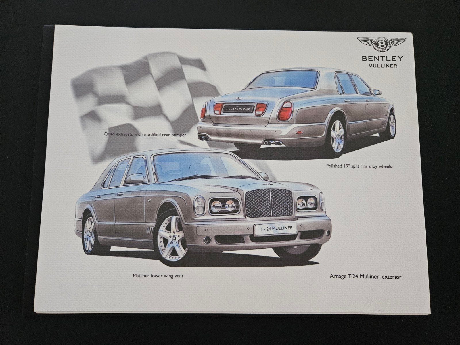 Brochure map Bentley Mulliner / Rolls-Royce Concours 2000, Ophalen of Verzenden, Zo goed als nieuw, Overige merken