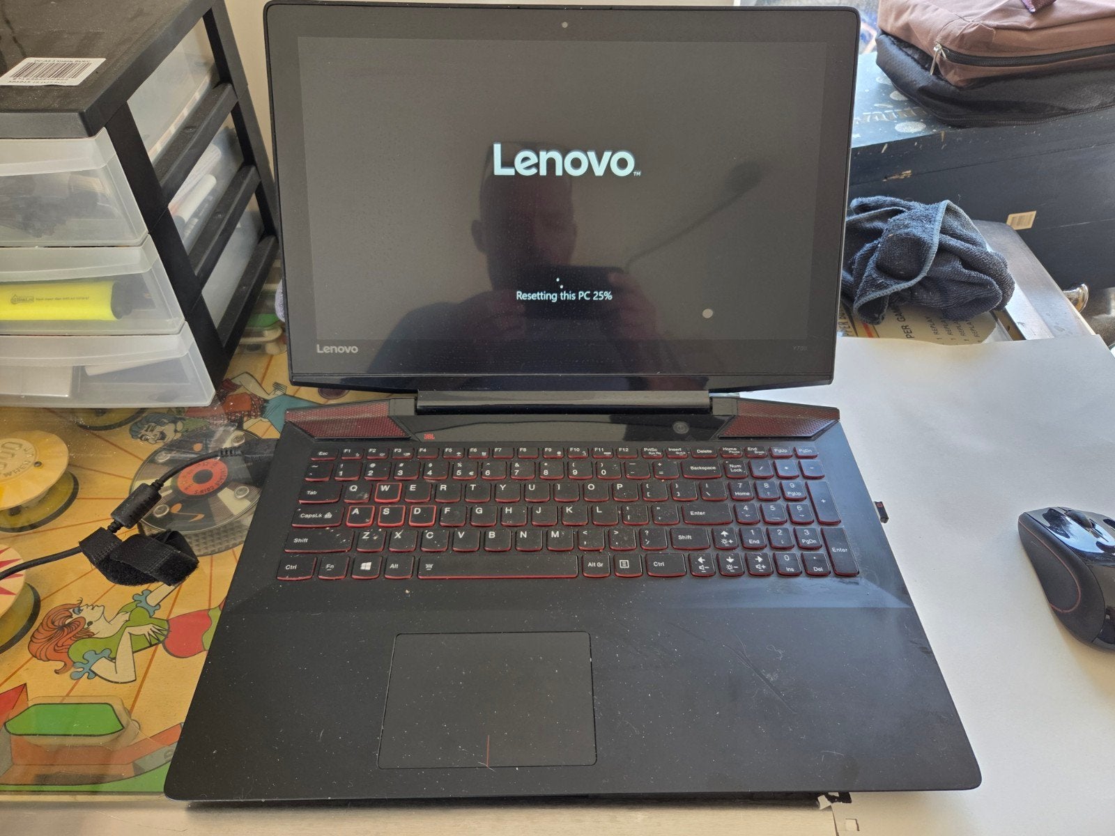 Lenovo Ideapad Y700-15ISK Gaming Laptop - Zo goed als nieuw, Gebruikt, 2 tot 3 Ghz, 15 inch, Intel(R) Core(TM) i7-6700HQ CPU