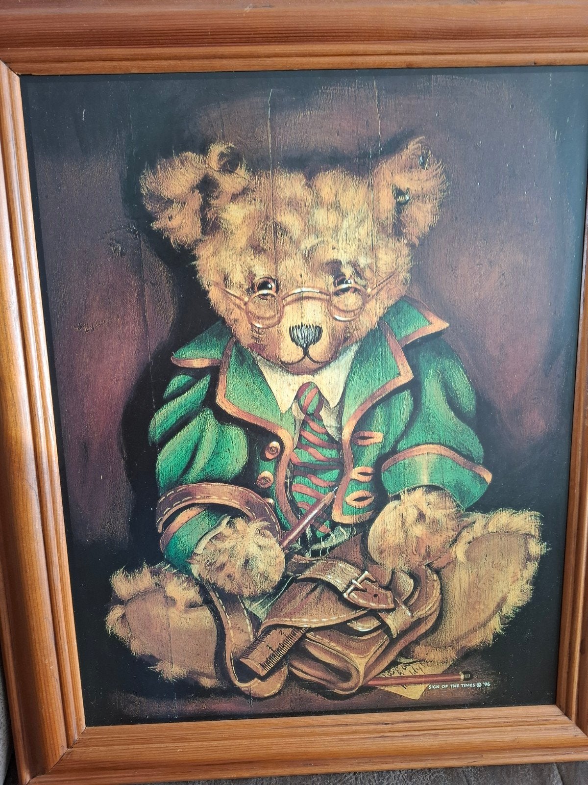 beren schilderij  x50 x60, Ophalen of Verzenden