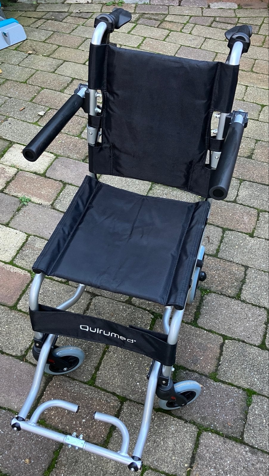 Quirumed rolstoel 36cm, Diversen, Ophalen, Inklapbaar, Zo goed als nieuw, Duwrolstoel