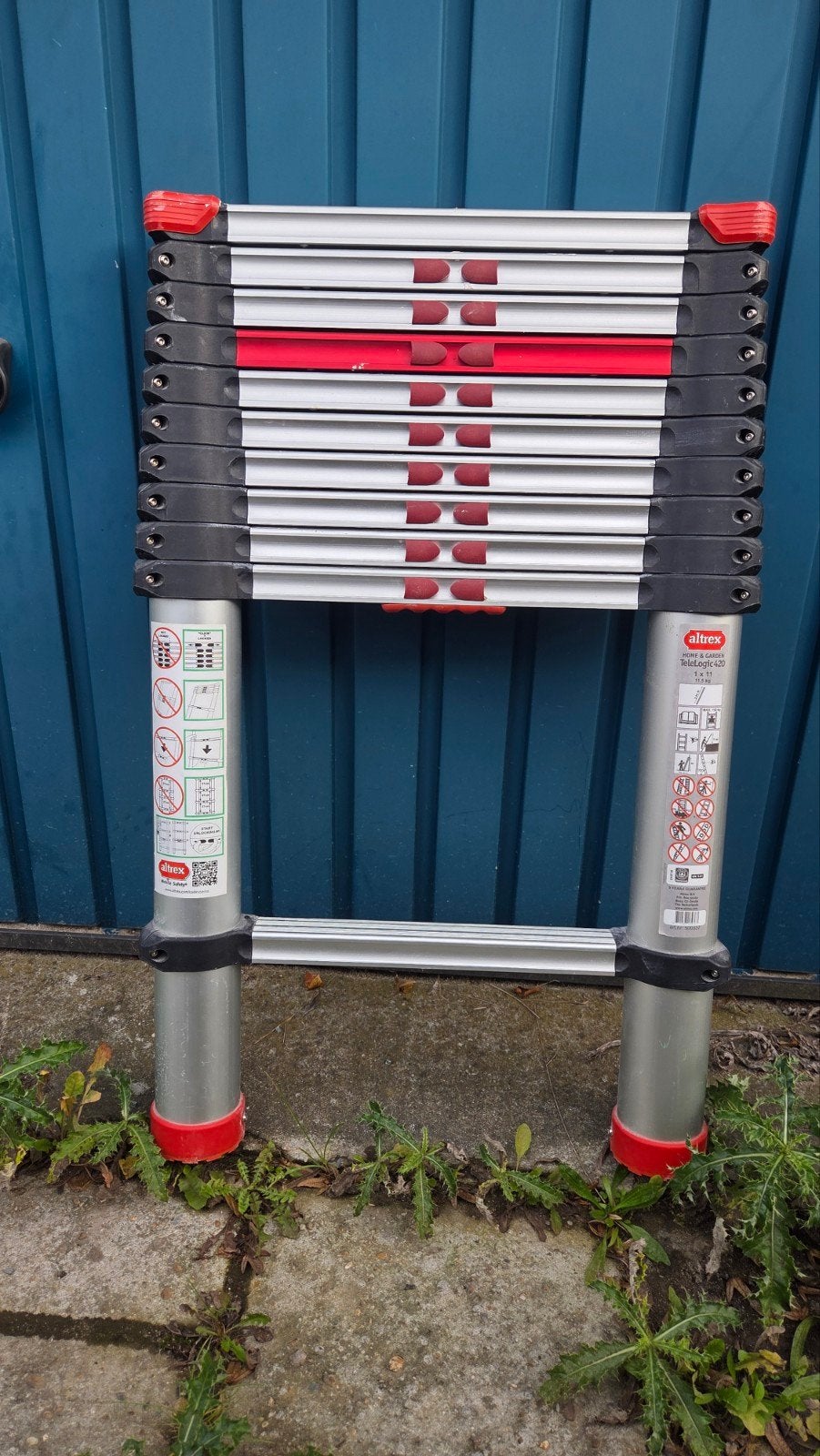 Altrex Telelogic 420 Telescoopladder - 3.2m - 1x11, Doe-het-zelf en Verbouw, Ophalen, Zo goed als nieuw, Ladder, Opvouwbaar of Inschuifbaar