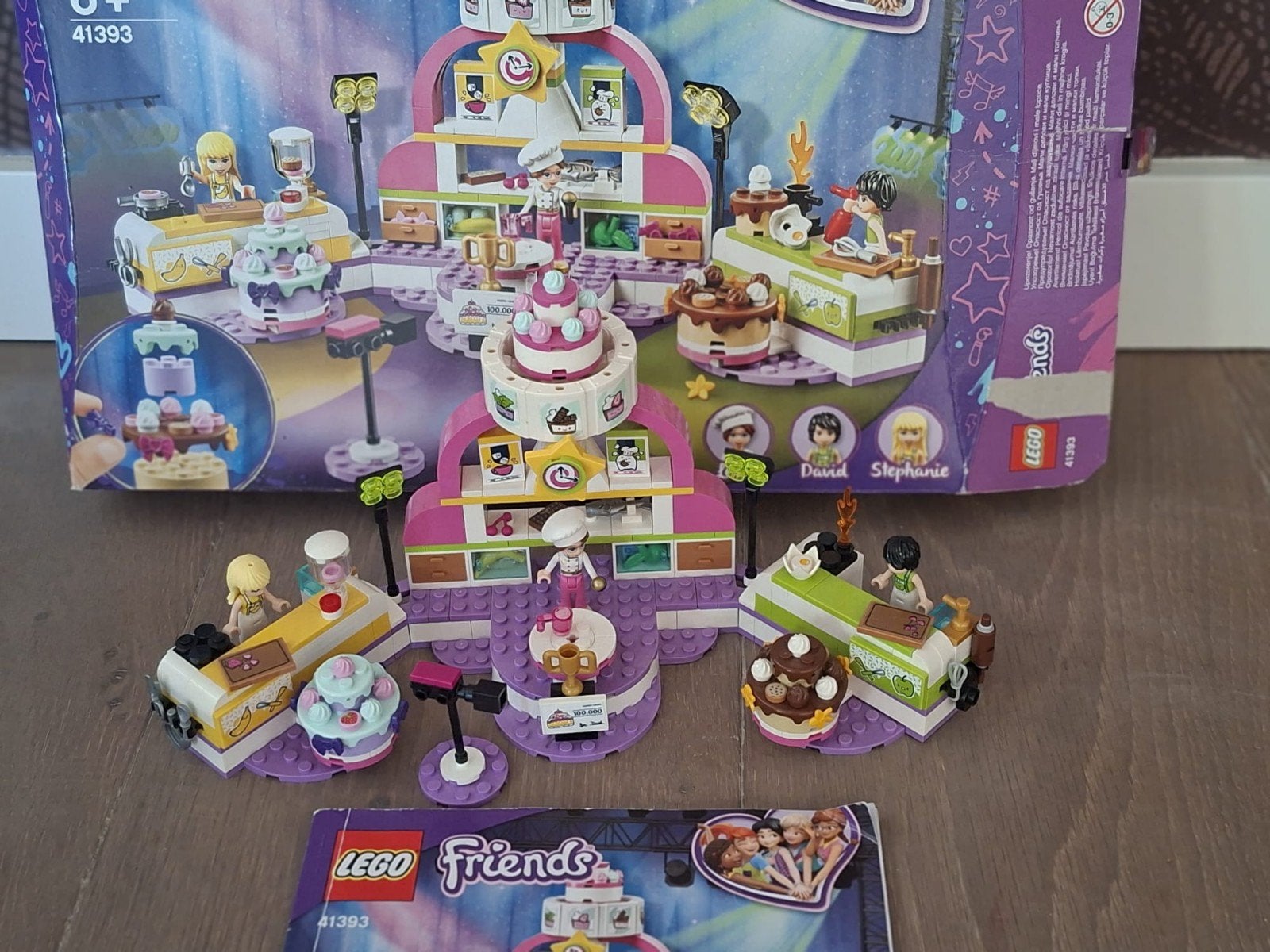 Lego Friends 41393 Bakwedstrijd, Inclusief instructies, Lego, Friends, Ophalen of Verzenden