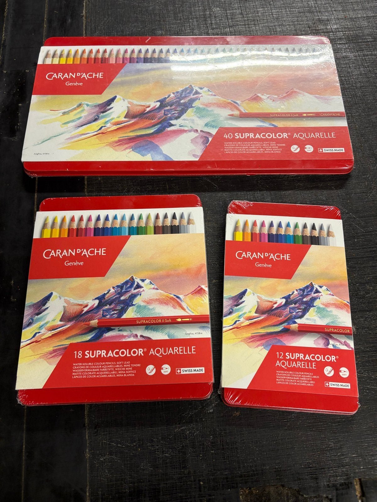 Caran d'Ache Supracolor Aquarelpotloden - Diverse Sets, Ophalen of Verzenden, Nieuw, Overige typen