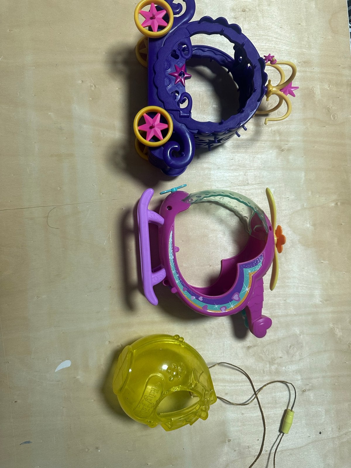 My Little Pony  fairy tails koets, helikopter en meer, Verzenden, Gebruikt