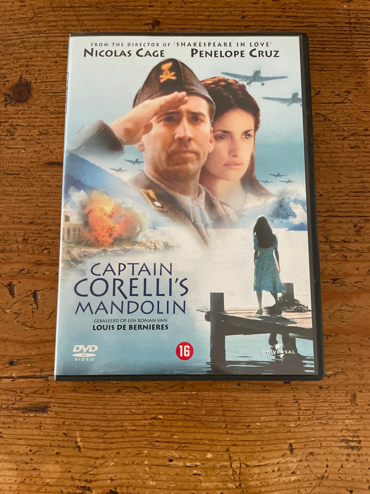 Captain Corelli's Mandolin DVD - Nicolas Cage, Vanaf 16 jaar, Nederlands, Ophalen of Verzenden, Oorlog