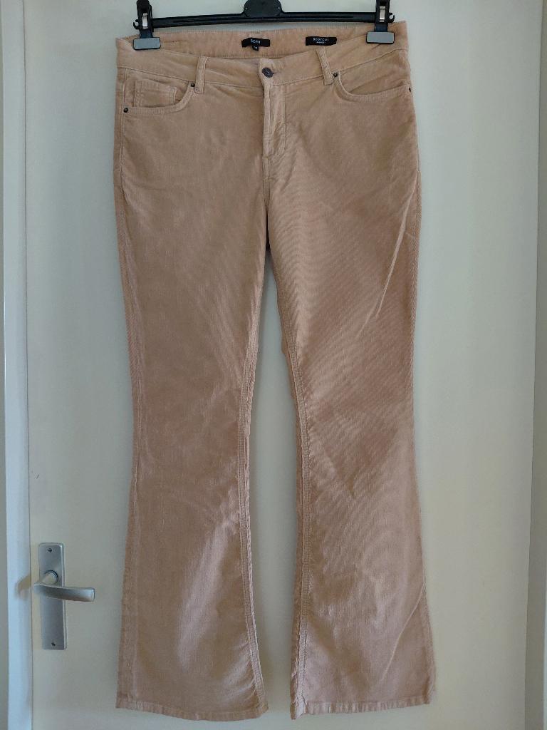 Sora broek  42/44 taille, Kleding | Dames, Broeken en Pantalons, Verzenden, Beige, Maat 42/44 (L), Zo goed als nieuw